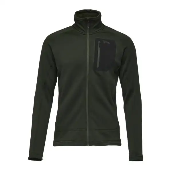 Fleecejacka Black Diamond Factor Jacket Herr Mörkgrön