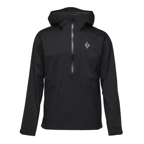 Anorak Black Diamond Stormline Stretch Herr Svart