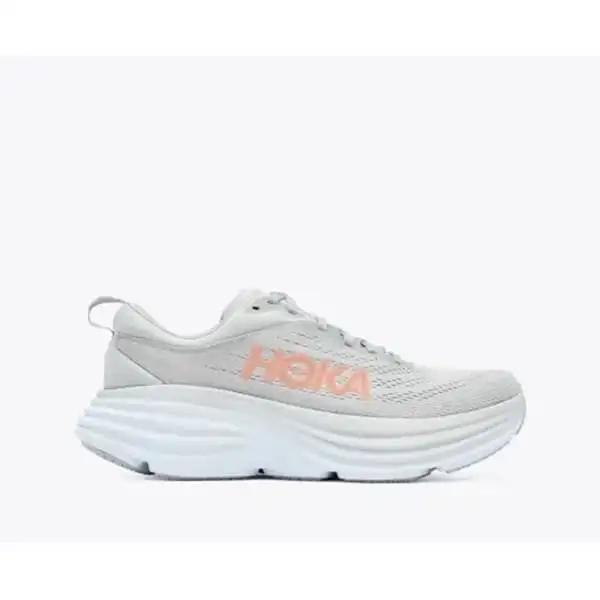 Löparskor Hoka Bondi 8 Wide Dam Vit/Grå