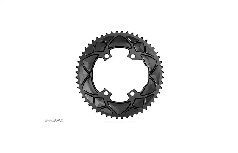 Absoluteblack Drev ¥110 Mm Bcd (Shimano Asymmetric) 2X10/11-Speed Shimano 4 Bolt Crank Alu 38