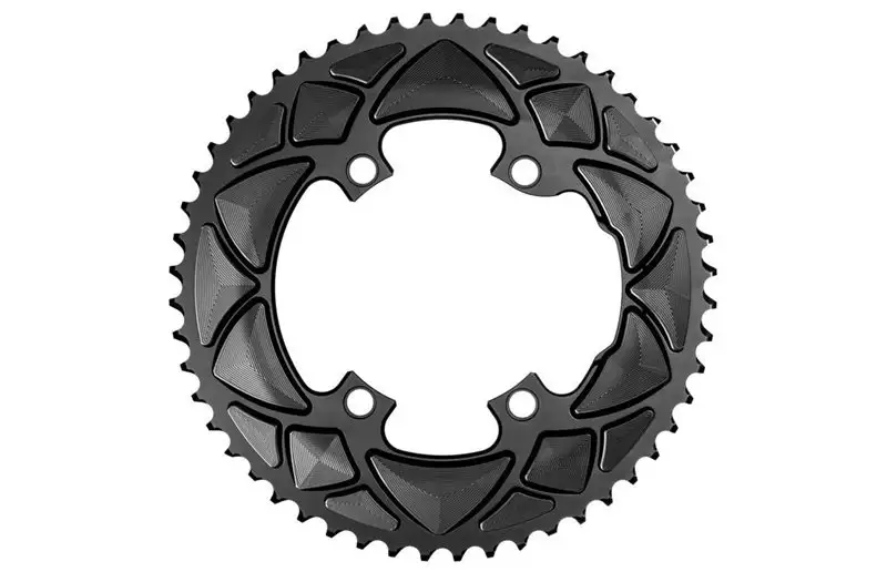 Absoluteblack Drev ¥110 Mm Bcd (Shimano Asymmetric) 2X10/11-Speed Shimano 4 Bolt Crank Alu 50