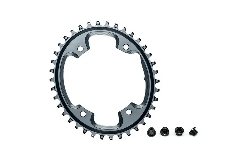 Absoluteblack Drev Ø110 Mm Bcd (Shimano Asymmetric) 1X10/11/12-Speed Oval Nw Alu Onesize