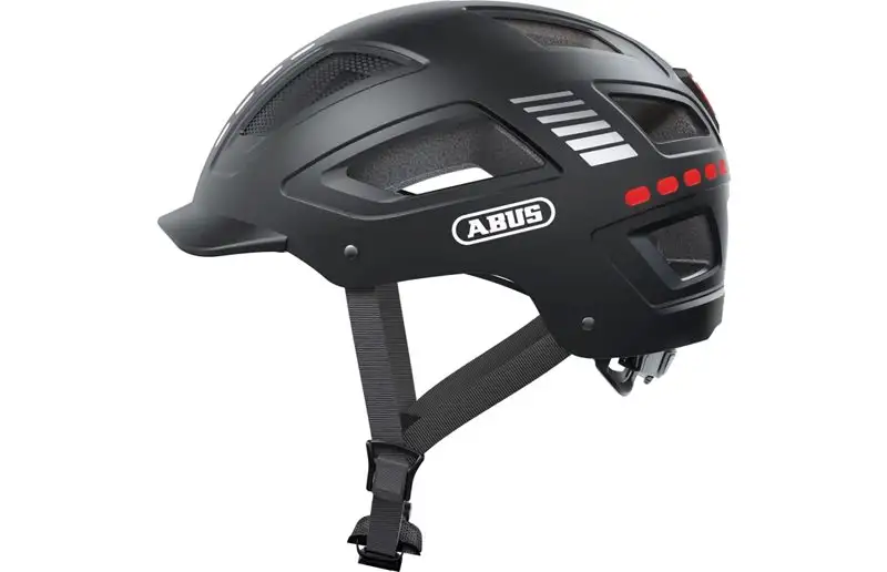 Abus Cykelhjälm Hyban 2.0 Led Signal Black