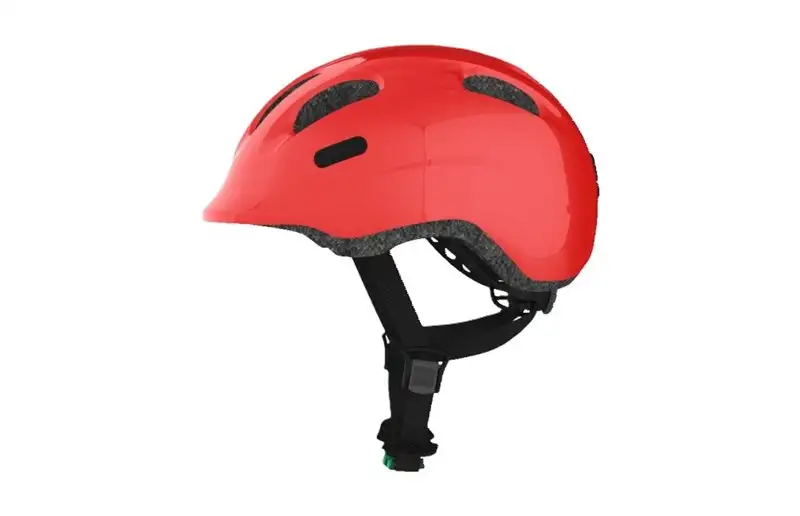 Abus Cykelhjälm Smiley 2.0 Grönt Spänne Sparkling Red
