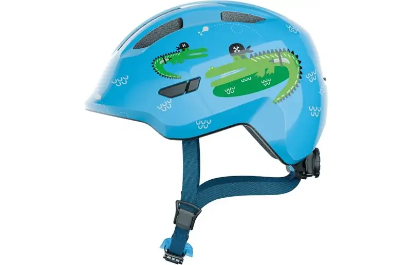 Abus Cykelhjälm Smiley 3.0 Blue Croco