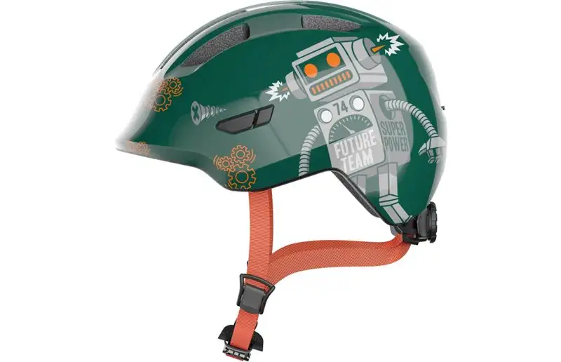 Abus Cykelhjälm Smiley 3.0 Green Robo