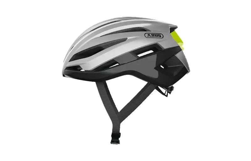 Abus Cykelhjälm Stormchaser Gleam Silver