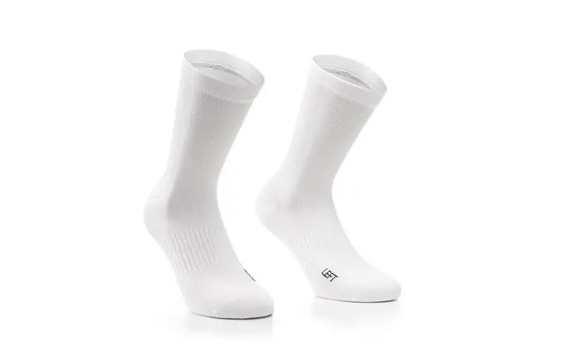Assos Cykelstrumpor Essences High - Twin Holy White