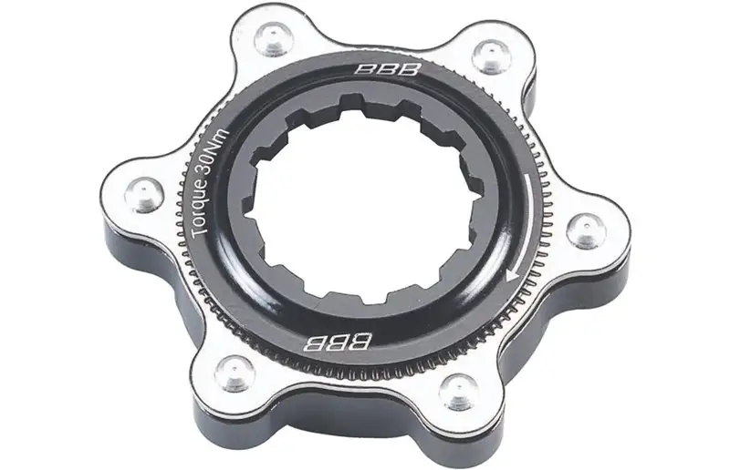 BBB Adapter IS 6 bultars Bromsskiva till centerlock Nav Centerfit svart/silver