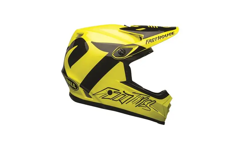 Bell Cykelhjälm Downhill Full 9 Fus Mips Hiviz/Black Fasthouse