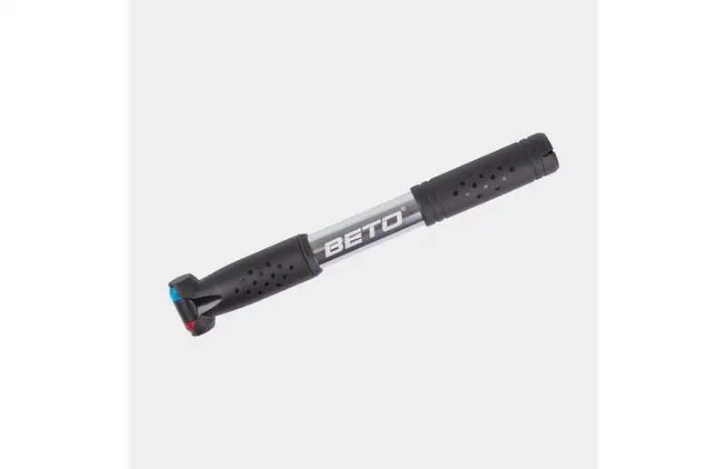 Beto Minipump Retract Med Extern Slang + Ramfäste Silver