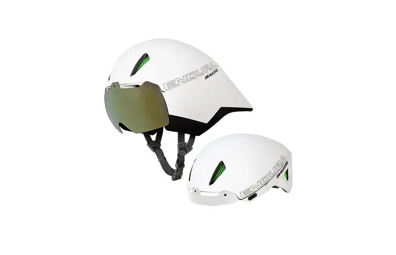 Cykelhjälm Endura D2Z Aeroswitch Helmet White
