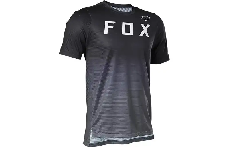 Fox Cykeltröja Flexair SS Jersey Black