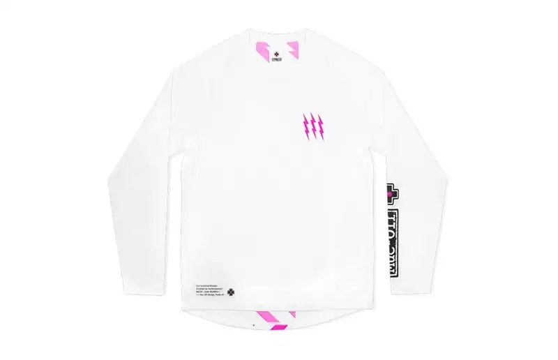 Muc-Off Riders Jersey L/S White White