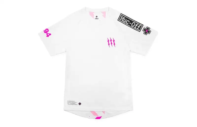 Muc-Off Riders Jersey S/S White White