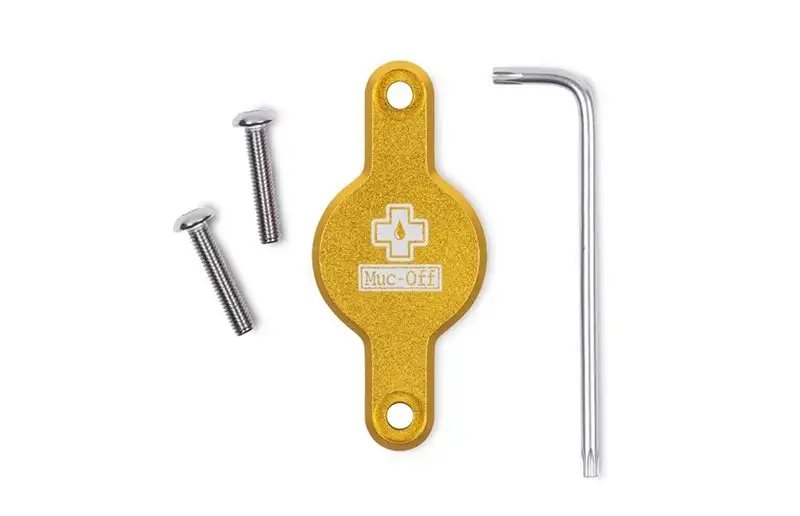 Muc-Off Secure Tag Holder A Black Gold