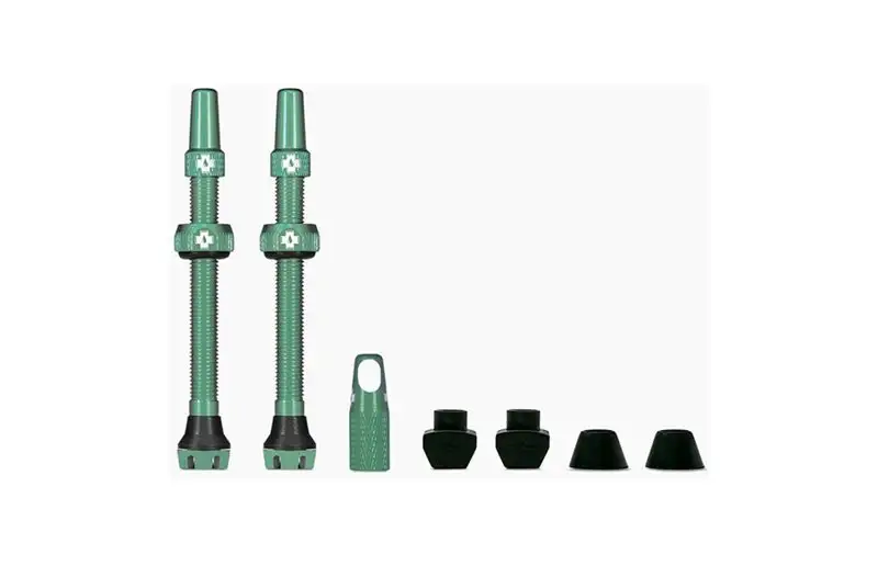 Muc-Off Tubeless Valve Kit V. 2.0 Black Turquoise