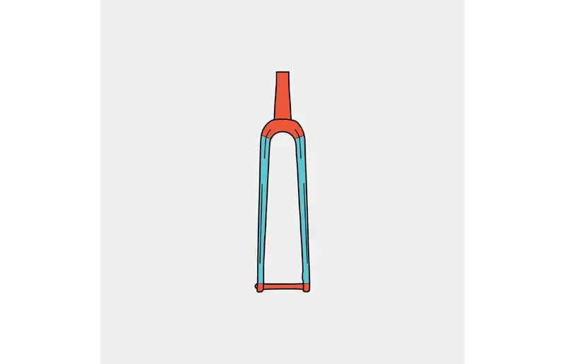 Ridewrap Gaffelskydd Ridewrap Covered Frame Protection Kit Fork Road/Gravel Matte