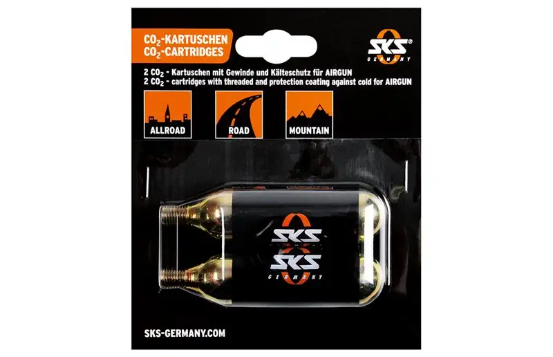 SKS Co2-Pump Kolsyrepatron Gängad Gold 16 G