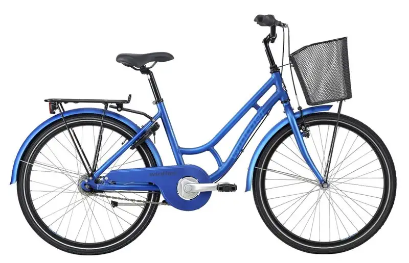 Winther Barncykel Granny 7-Växlad Matt Blå/Blå